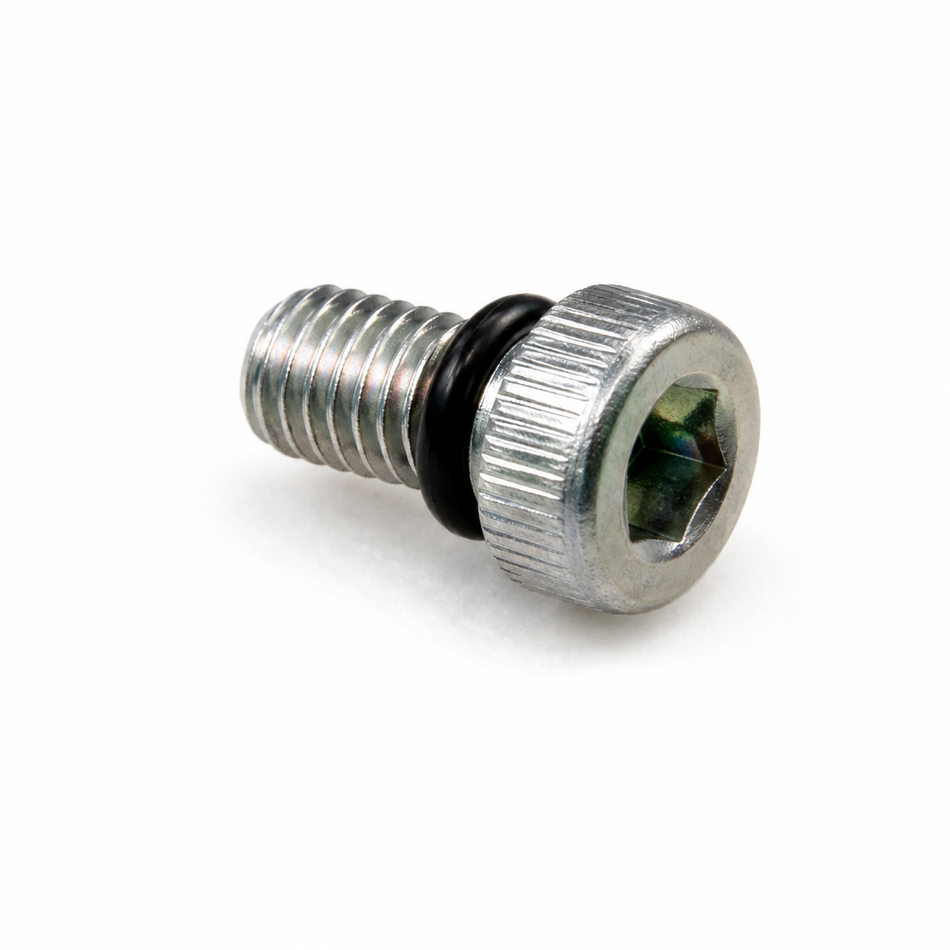 Drain bolt with o-ring