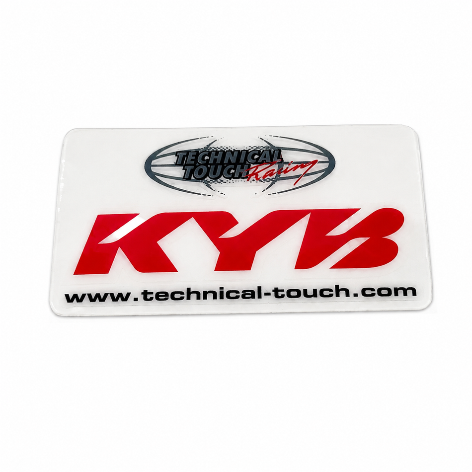 Sticker RCU kyb by technical touch RED